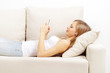 girl holding a mobile phone