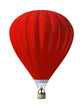 Illustration: Hot air ballon isolated on white background Hot air ballon isolated on white background