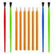 Pencil and Brush