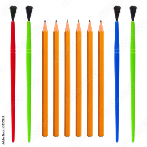 Photo: Pencil and Brush Pencil and Brush