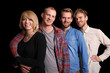 Photo: vier junge Leute vier junge Leute