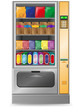 Vektor: vending snack is a machine vector illustration vending snack is a machine vector illustration