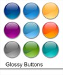 Glossy  web buttons