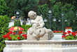 Sculpture in the Gellert Baths in Budapest, Hungary