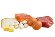 Food sources of vitamin D, including fish, meat, eggs, dairy and