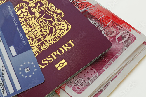 Photo: uk bio passport money health card uk bio passport money health card