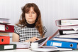 Tired woman - economist