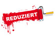 Vektor: Werbung "Reduziert" Werbung "Reduziert"
