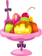 Fruit ice cream