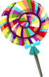 Rainbow candy