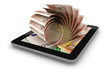 Foto: 3d Touch Screen with Euro Notes 3d Touch Screen with Euro Notes