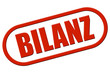 Stempel rot rel BILANZ