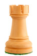 Chess piece - white rook Chess piece - white rook