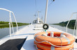 deck of the ship with lifebuoy deck of the ship with lifebuoy