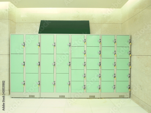 Photo: Storage area and locker Storage area and locker