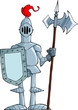 Cartoon knight
