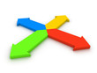 Photo en ligne au meilleur prix Four arrows pointing in different directions