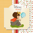 pretty young girl sitting