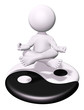 3D man - Meditation and Yin Yang