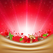 Valentines Day Card With Sunburst Valentines Day Card With Sunburst
