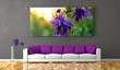Foto: Wohndesign - Sofa mit lila Kissen Wohndesign - Sofa mit lila Kissen