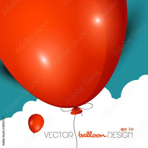 Vector: Vector balloon design Vector balloon design
