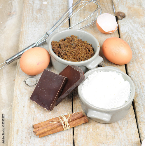 Foto: Sweet ingredients for cake Sweet ingredients for cake