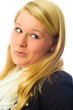 junge Frau zweifelt