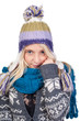 sweet blond girl portrait