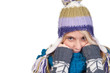 sweet blond girl portrait