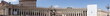 Panorama de la Place Saint Pierre et de la Basilique à Rome