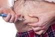 Fat Man Insulin Injection