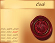 Year of cock - background