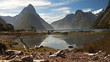 Photo: View of Mitre Peak with Mildford Sound View of Mitre Peak with Mildford Sound