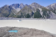Hooker lake, New Zealand Hooker lake, New Zealand