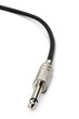 Macro of audio cable Macro of audio cable