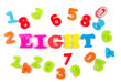 Photo: number eight surrounded by other numbers number eight surrounded by other numbers