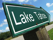 Lake Tahoe road sign