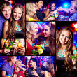 Friends at party
