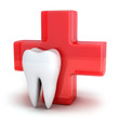 Cross and tooth
