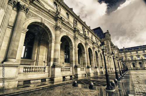 Photo: Colors of the Sky over Louvre Museum Colors of the Sky over Louvre Museum