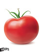 Vettoriale: Tomato isolated on white background. Vector Tomato isolated on white background. Vector