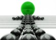 3d concept of level of success and management