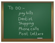 To do list.