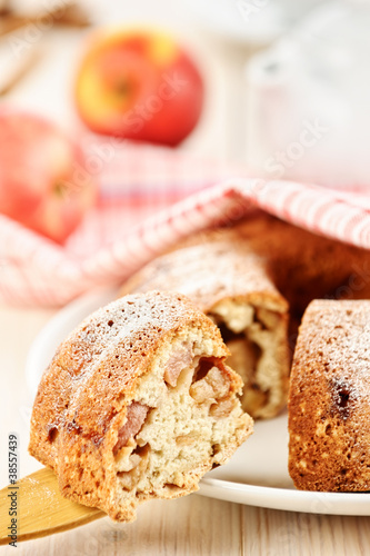 Photo: A piece of apple pie A piece of apple pie