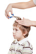 Cutting child hair