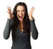 Very frustrated and angry woman Very frustrated and angry woman
