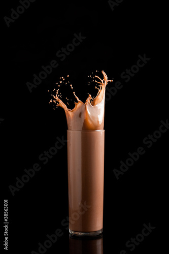 Photo: Chocolate splash Chocolate splash