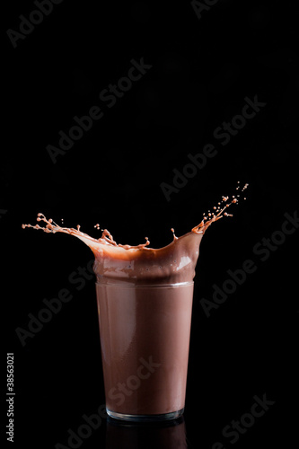 Photo: Chocolate splash Chocolate splash