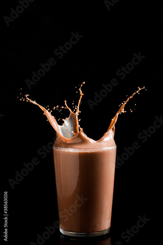 Photo: Chocolate splash Chocolate splash
